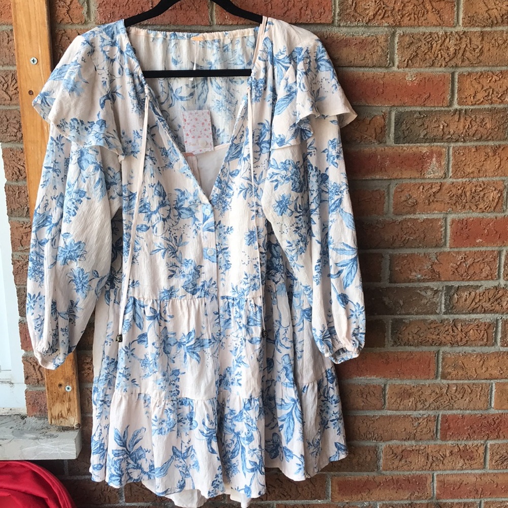 Free People Sunbaked Mini Swing Dress